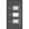 SplenDoor  Premium-Haustür Passivedoor Bergen energiesparend anthrazit 110 x 210 cm rechts