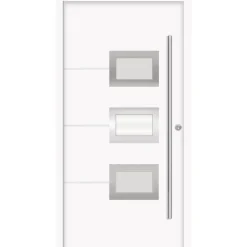 SplenDoor  Premium-Haustür Passivedoor Bergen energiesparend weiss 100 x 200 cm rechts