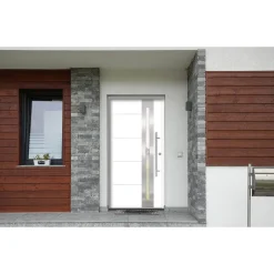 SplenDoor  Premium-Haustür Passivedoor Eksjo RC2 energiesparend einbruchsicher weiss 100 x 210 cm rechts