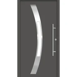 SplenDoor  Premium-Haustür Passivedoor Goeteborg RC2 energiesparend einbruchsicher anthrazit 110 x 210 cm rechts