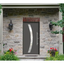 SplenDoor  Premium-Haustür Passivedoor Goeteborg energiesparend anthrazit 100 x 210 cm rechts