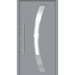 SplenDoor  Premium-Haustür Passivedoor Goeteborg energiesparend grau 100 x 210 cm links
