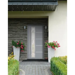 SplenDoor  Premium-Haustür Passivedoor Uppsala energiesparend grau 100 x 210 cm links