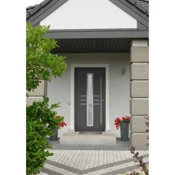 SplenDoor  Premium-Haustür Passivedoor Lund RC2 energiesparend einbruchsicher anthrazit 100 x 210 cm rechts