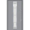 SplenDoor  Premium-Haustür Passivedoor Malmo RC2 energiesparend einbruchsicher grau 110 x 210 cm rechts