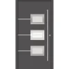 SplenDoor  Premium-Haustür Passivedoor Bergen RC2 energiesparend einbruchsicher anthrazit 100 x 200 cm rechts