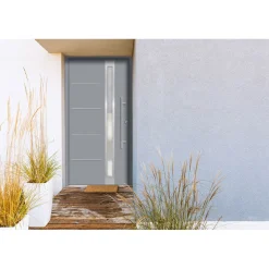 SplenDoor  Premium-Haustür Passivedoor Umea energiesparend grau 110 x 210 cm rechts