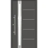 SplenDoor  Premium-Haustür Passivedoor Umea RC2 energiesparend einbruchsicher anthrazit 100 x 210 cm links