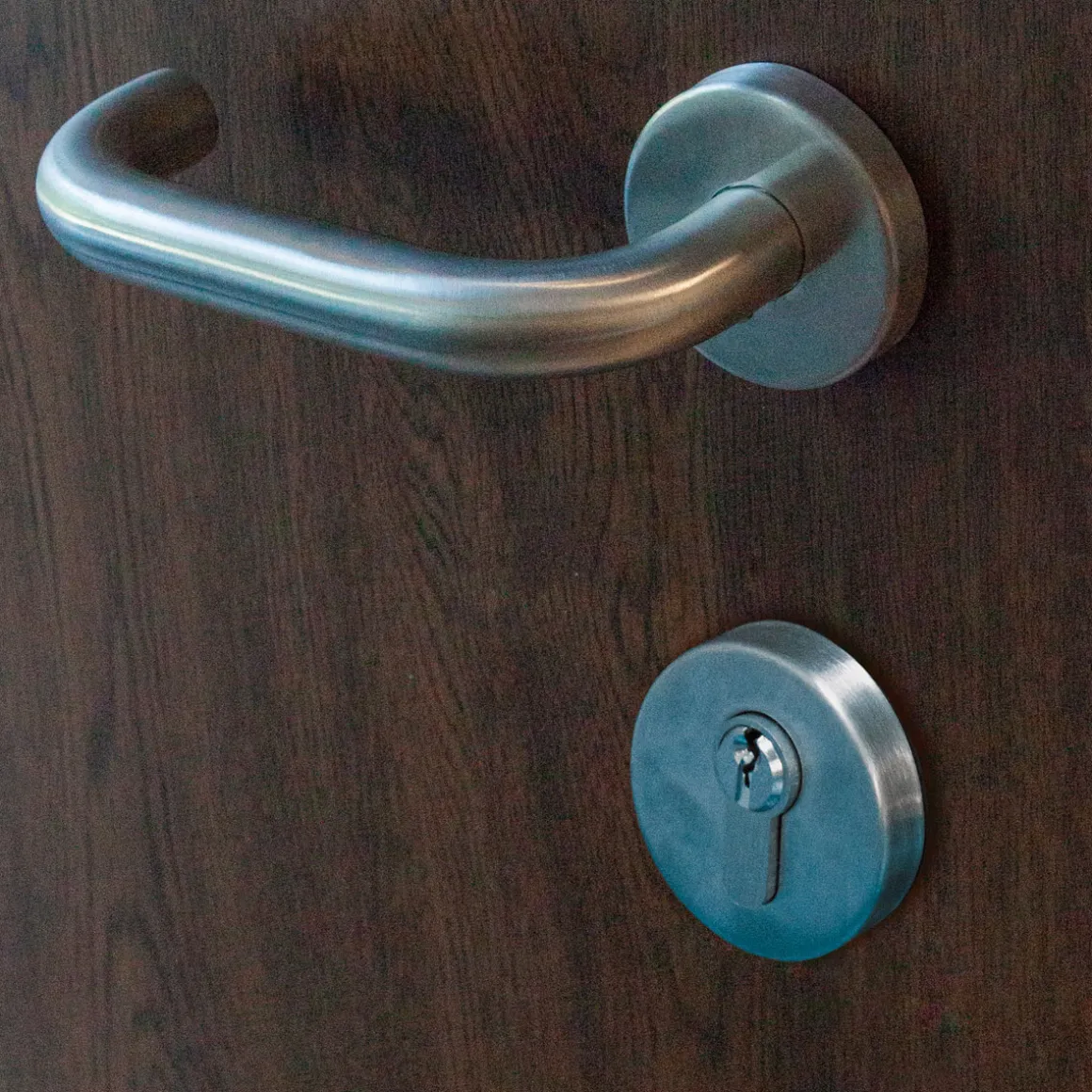 SplenDoor Premium-Haustür Passivedoor Kalmar energiesparend nussbaum 100 x 200 cm rechts