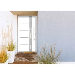 SplenDoor  Premium-Haustür Passivedoor Umea RC2 energiesparend einbruchsicher weiss 110 x 210 cm rechts