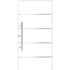 SplenDoor  Premium-Haustür Passivedoor Visby energiesparend weiss 110 x 210 cm links