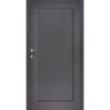 SplenDoor  Sicherheits-Nebeneingangstuer NS3 RC2  88x198 Anthrazit links