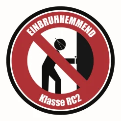 SplenDoor  Sicherheits-Nebeneingangstuer NS3 RC2  88x198 Anthrazit links