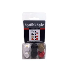 Sprühkopf-Set für Buntlack 6- teilig