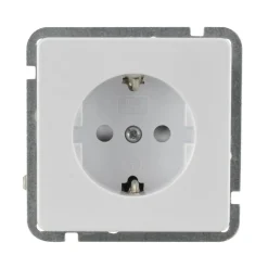 Steckdose mit Kindersicherung Montreal ultraweiß Serie 502