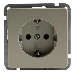 Steckdose mit Kindersicherung Montreal champagner Serie 505