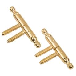 Suki Einbohrband Stahl Durchmesser 0,9x Durchmesser 5,4 x 2,5 cm vermessingt 2 Stück