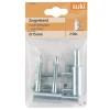 Suki Einbohrband-Unterteil Stahl 15 mm 2 Stifte 2 Stück
