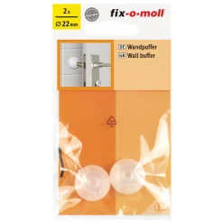 Suki Wandpuffer-Set klebend 2,2 cm transparent 2 Stück