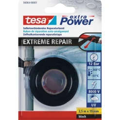 Tesa Extreme Repair schwarz 2,5mx19 mm