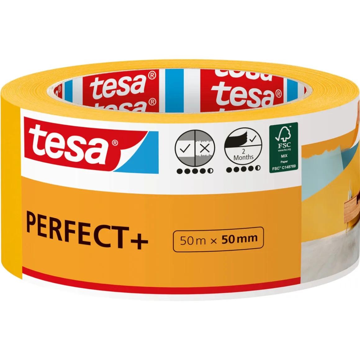 Tesa Malerband Perfect+ 50m x 50mm