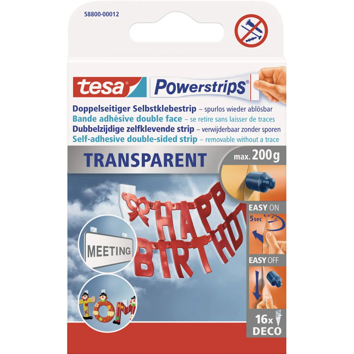 Tesa Powerstrips Deco
