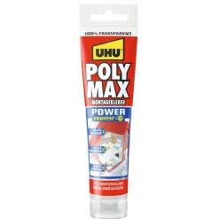 UHU  Montagekleber Poly Max Power transparent 115 g