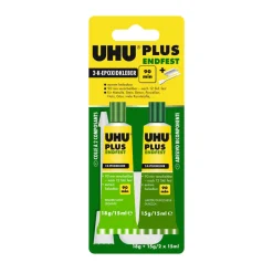 UHU  Zwei-Komponenten-Klebstoff plus endfest 33 g