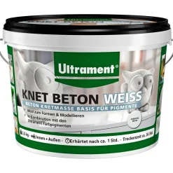Ultrament Knet-Beton weiß 2,5 kg
