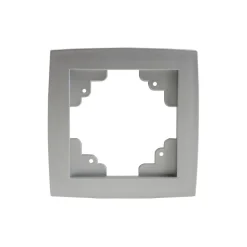 Unitec Abdeckrahmen 1-fach silber Imola