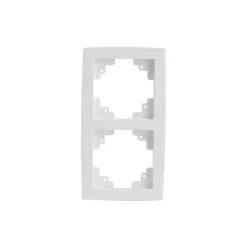 Unitec Abdeckrahmen 2-fach ultraweiß Imola