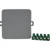 Unitec Abzweigkasten AP IP54 mit Klemmen grau