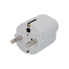 Unitec Schuko-Stecker PVC zentr. Einführ.