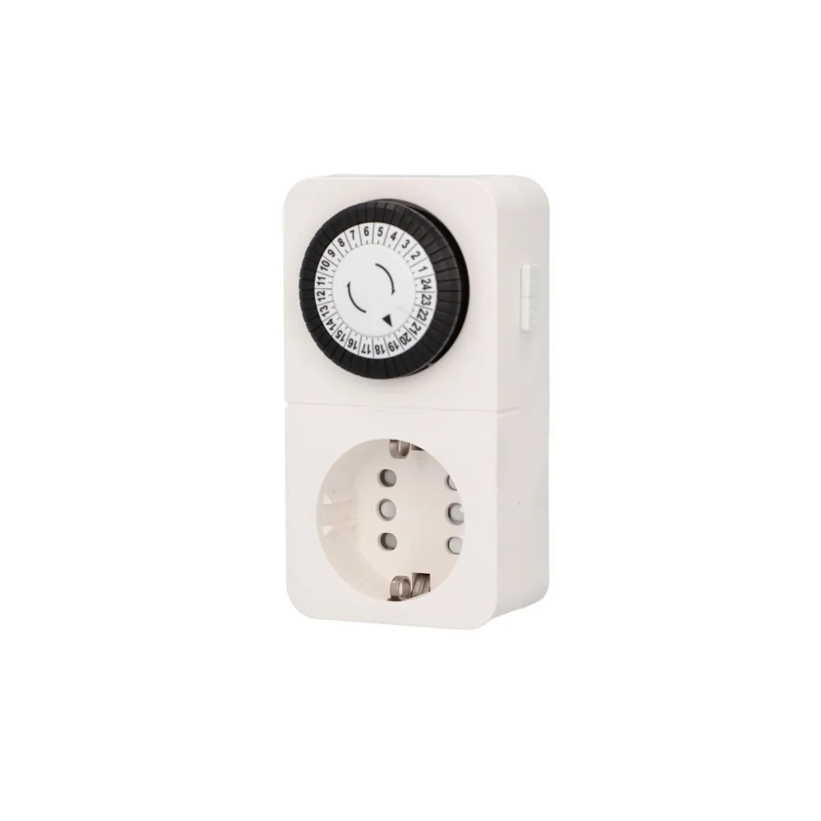 Unitec Tageszeitschaltuhr Greenline analog combini innen ws