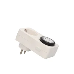 Unitec Tageszeitschaltuhr Greenline analog combini innen ws