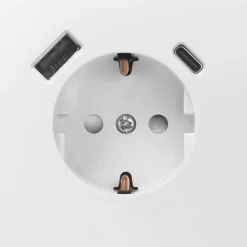 USB-Steckdose (A/C) Sao Paulo ultraweiß