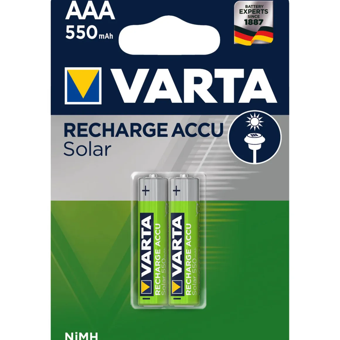Varta AAA-Solar-Akku 2 Stück
