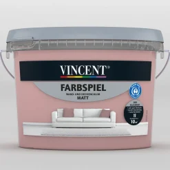 Vincent Farbspiel Altrosa matt 1 L