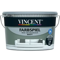 Vincent Farbspiel Dschungelgrün matt 2,5 L