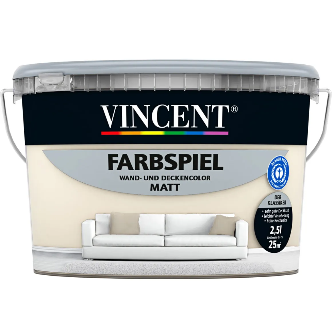 Vincent Farbspiel Linde matt 2,5 L
