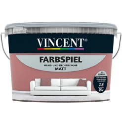 Vincent Farbspiel Rostrot matt 2,5 L