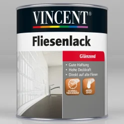 Vincent Fliesenlack Lichtgrau glänzend 750 ml