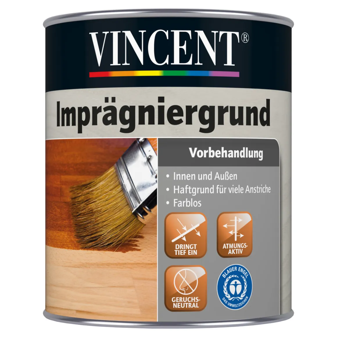 Vincent Imprägniergrund natur 0,75 L