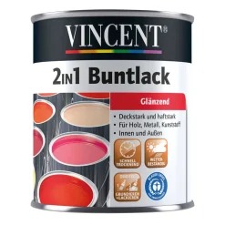 Vincent 2in1 Buntlack safrangelb glänzend 375 ml