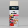 Vincent 2in1 Buntlack Spray Cremeweiß glänzend 0,4 L