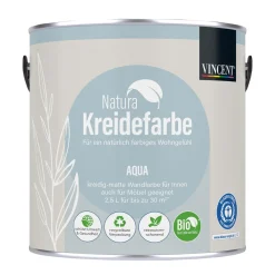 Vincent  Natura Kreidefarbe Aqua matt 2,5 L