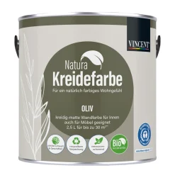 Vincent  Natura Kreidefarbe Oliv matt 2,5 L
