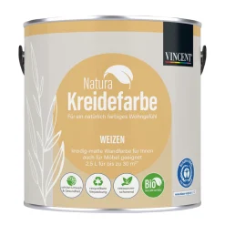 Vincent  Natura Kreidefarbe Weizen matt 2,5 L