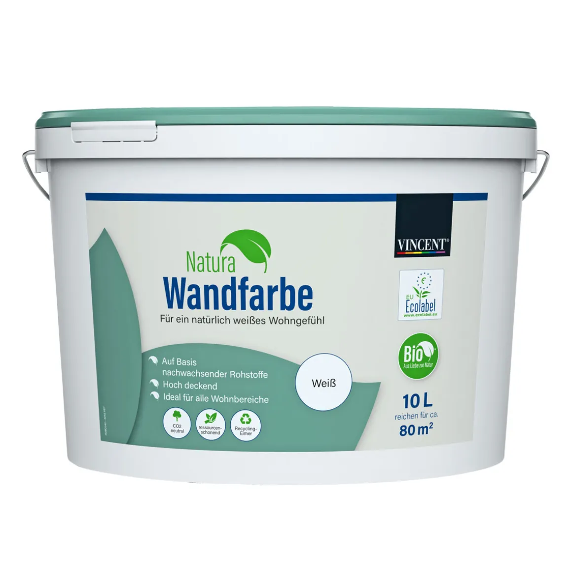 Vincent Natura Wandfarbe 10 L