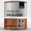 Vincent Premium Holzlasur Mittelgrau 0,75 L